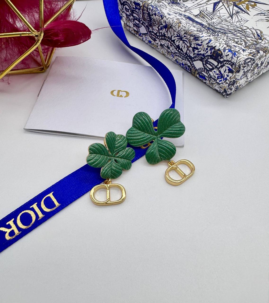 Фото Серьги Dior CD Clover B5757