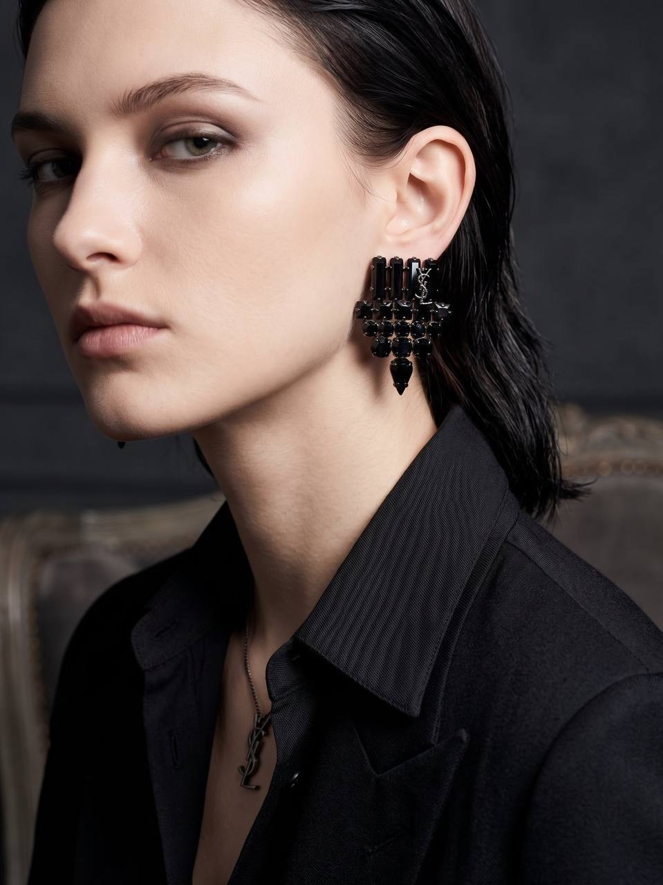 Фото Серьги-клипсы Yves Saint Laurent S16837