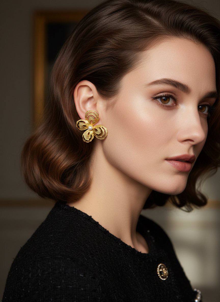 Фото Серьги-клипсы Yves Saint Laurent S16854