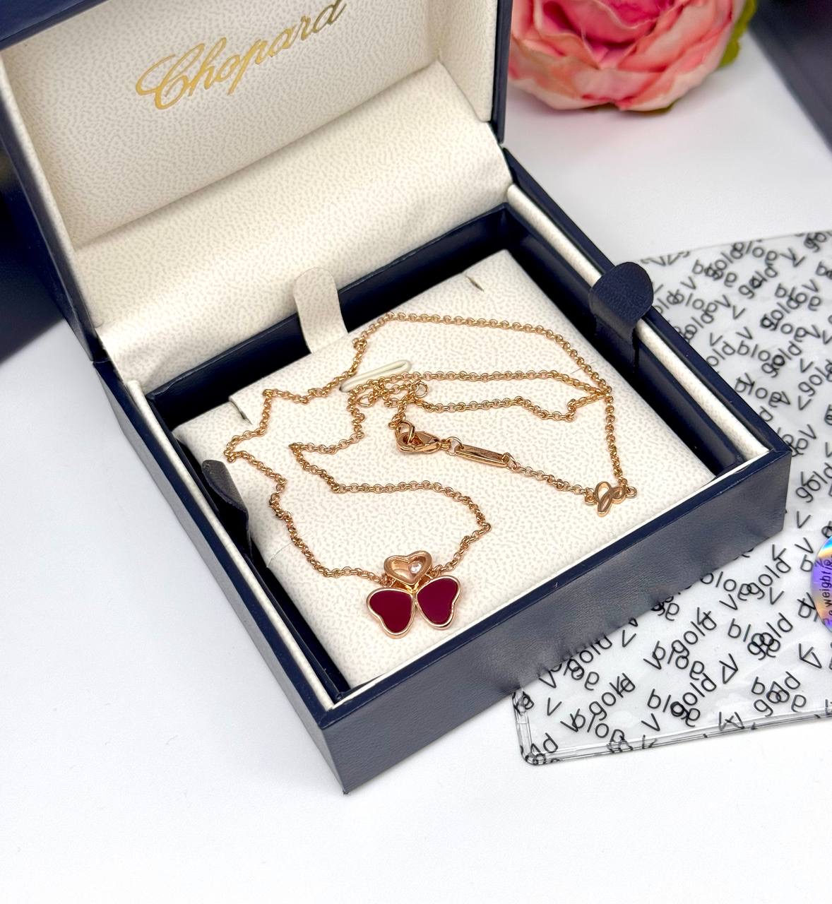 Фото Колье Chopard Happy Hearts Wings S16914