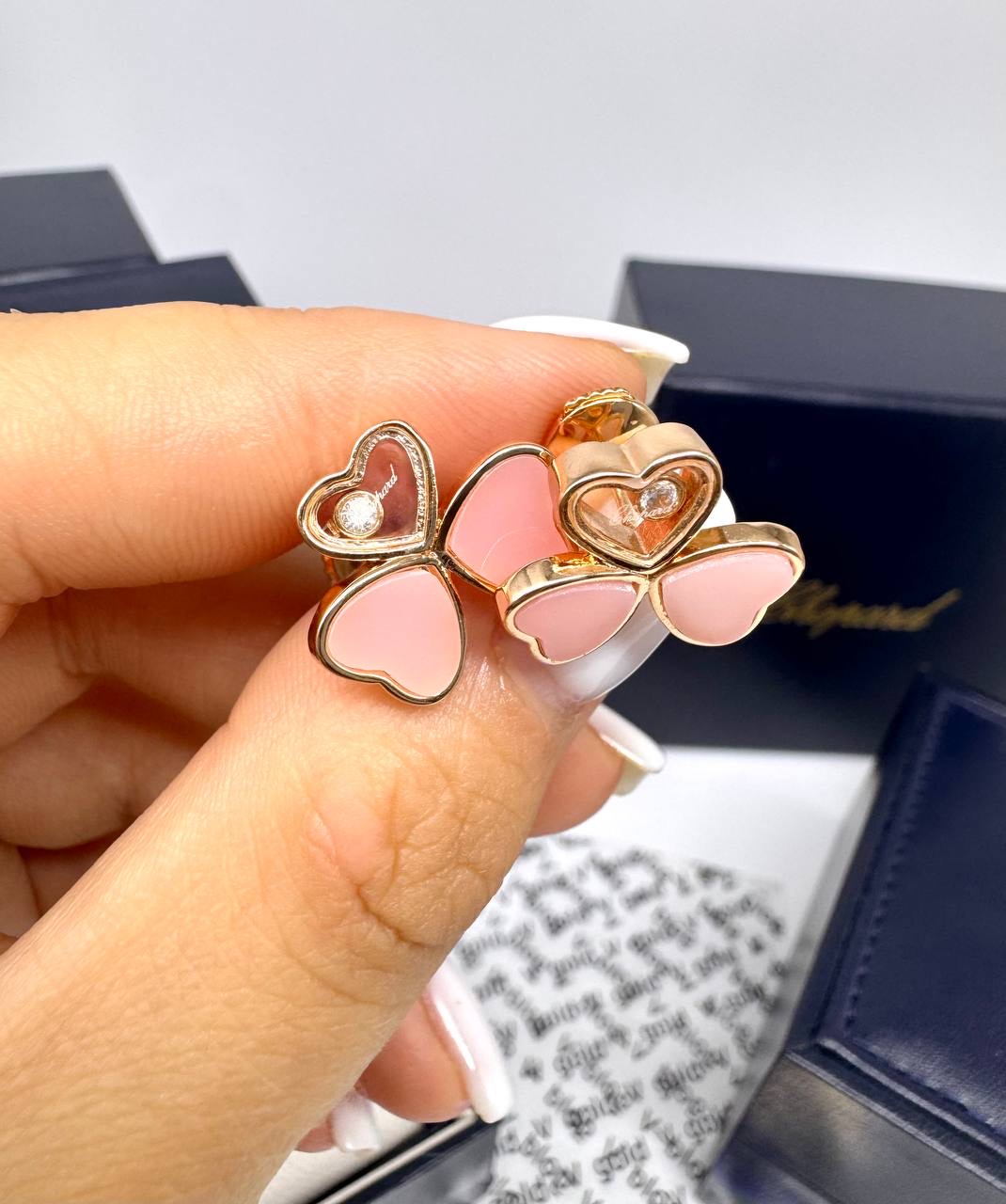 Фото Серьги Chopard Happy Hearts Wings S16916